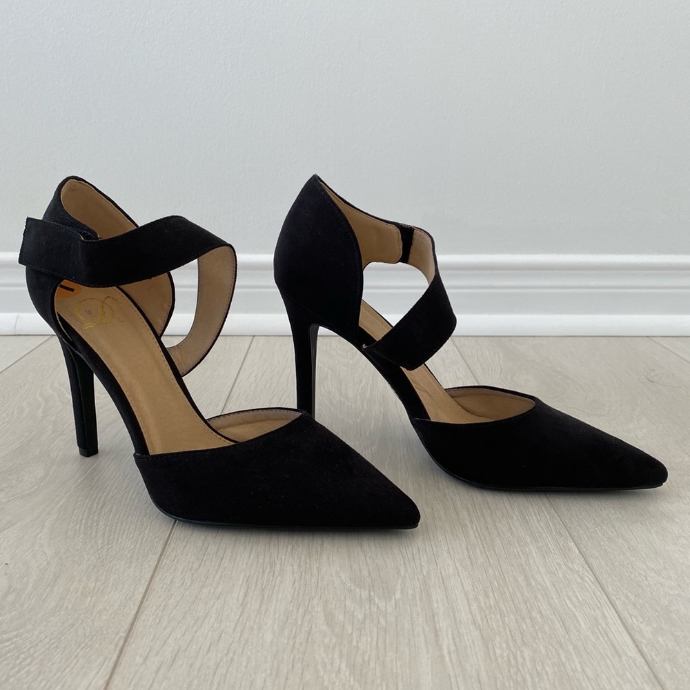 Black Suede Heels